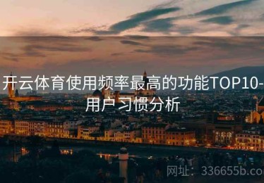 开云体育使用频率最高的功能TOP10-用户习惯分析