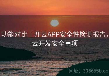 功能对比｜开云APP安全性检测报告，云开发安全事项