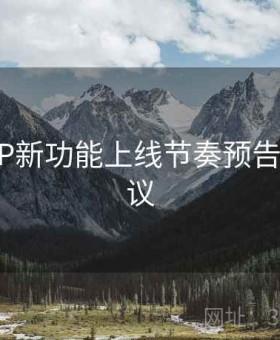 开云APP新功能上线节奏预告-设置建议