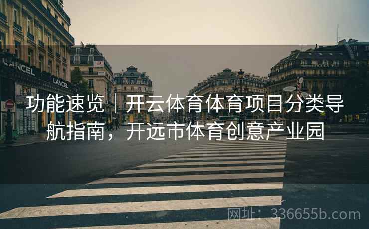 功能速览|开云体育体育项目分类导航指南,开远市体育创意产业园 功能速览|开云体育体育项目分类导航指南,开远市体育创意产业园